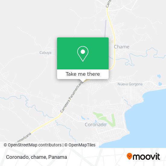 Coronado, chame map
