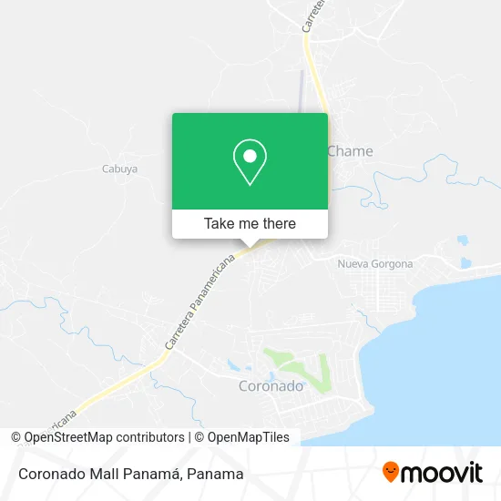 Mapa de Coronado Mall Panamá