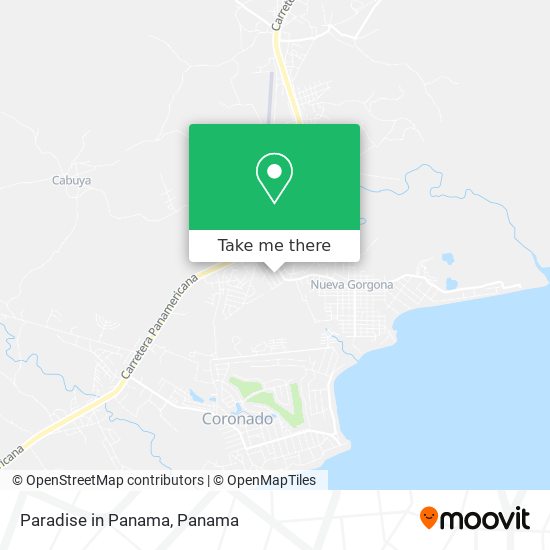 Mapa de Paradise in Panama