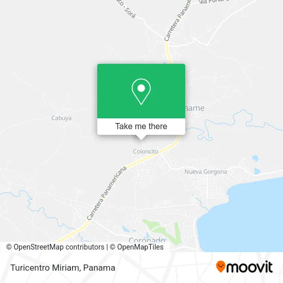 Mapa de Turicentro Miriam