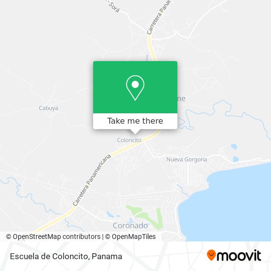 Mapa de Escuela de Coloncito