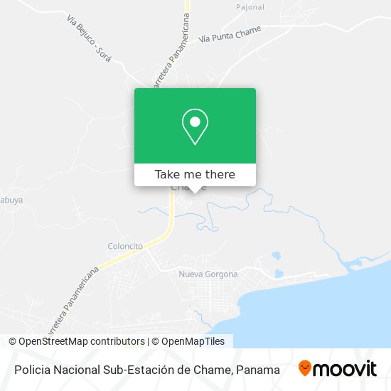 Policia Nacional Sub-Estación de Chame map