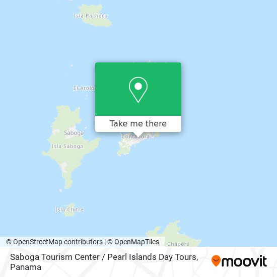 Mapa de Saboga Tourism Center / Pearl Islands Day Tours
