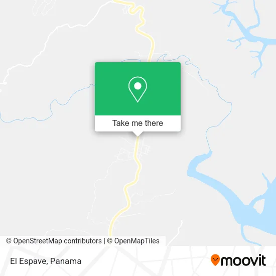 Mapa de El Espave