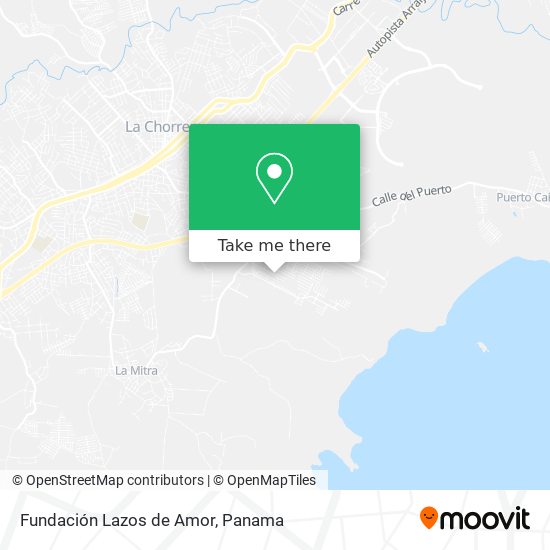 Fundación Lazos de Amor map