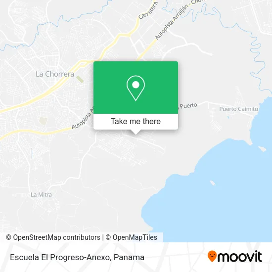 Mapa de Escuela El Progreso-Anexo