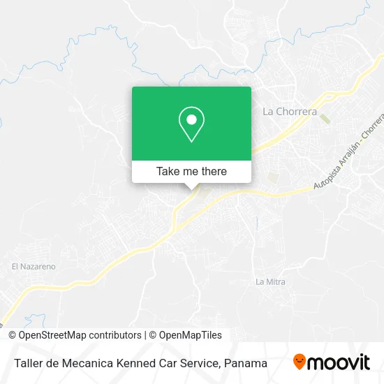 Mapa de Taller de Mecanica Kenned Car Service