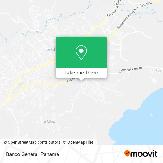 Banco General map