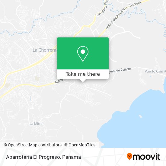 Abarroteria El Progreso map