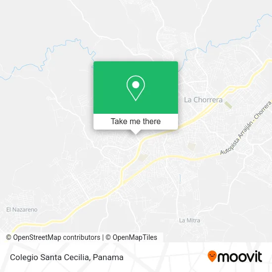 Mapa de Colegio Santa Cecilia