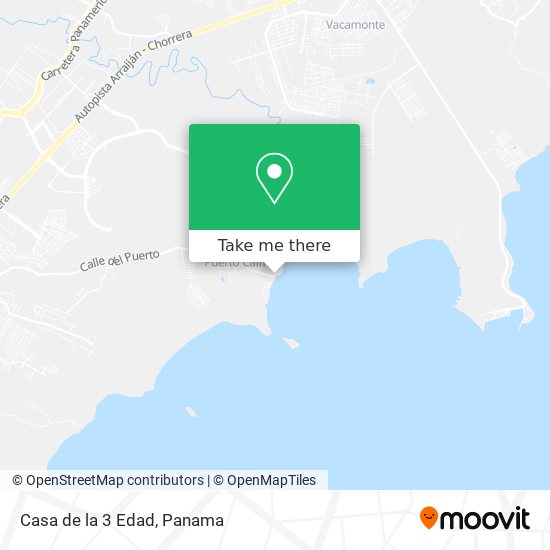 Mapa de Casa de la 3 Edad