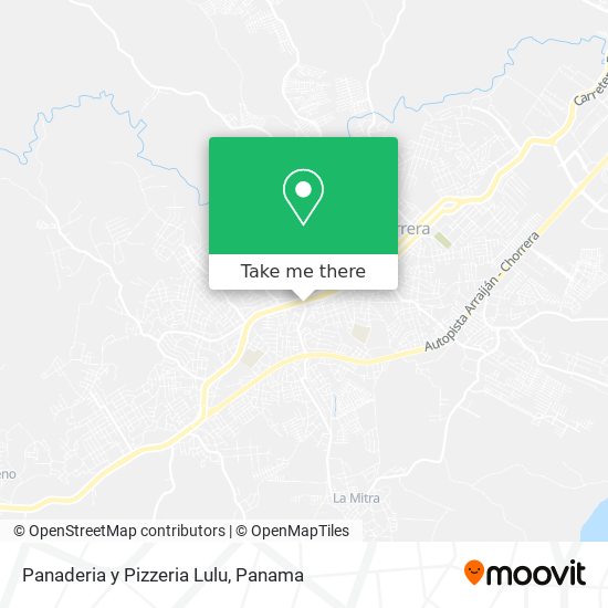 Panaderia y Pizzeria Lulu map