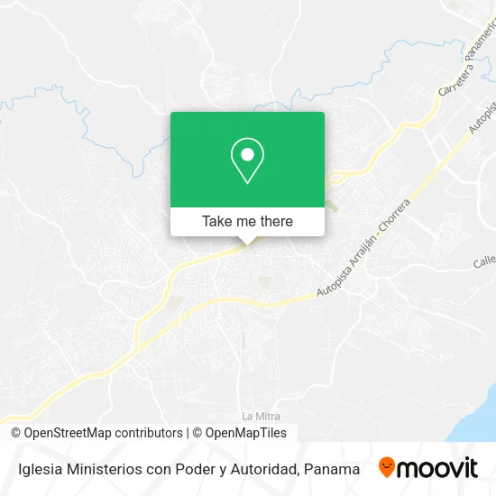 Mapa de Iglesia Ministerios con Poder y Autoridad