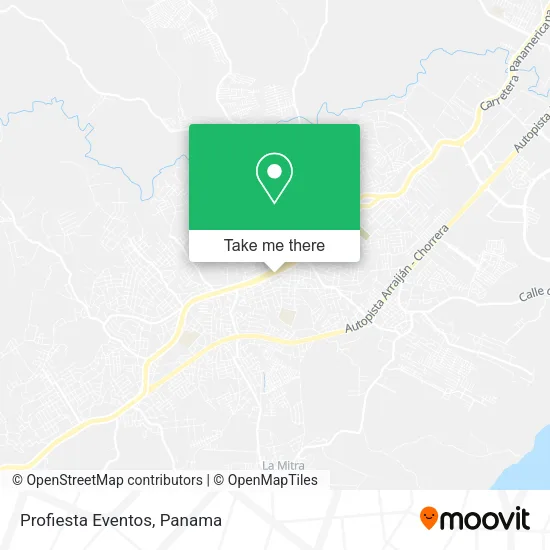 Profiesta Eventos map