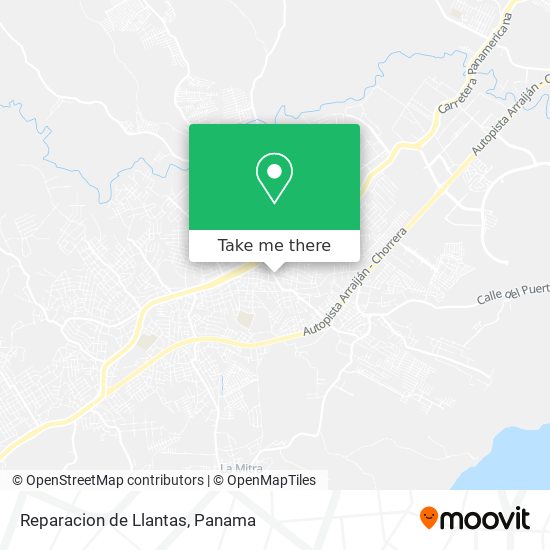 Reparacion de Llantas map