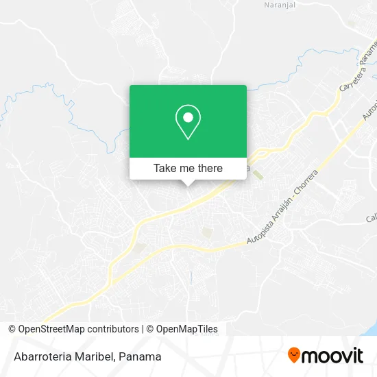 Mapa de Abarroteria Maribel