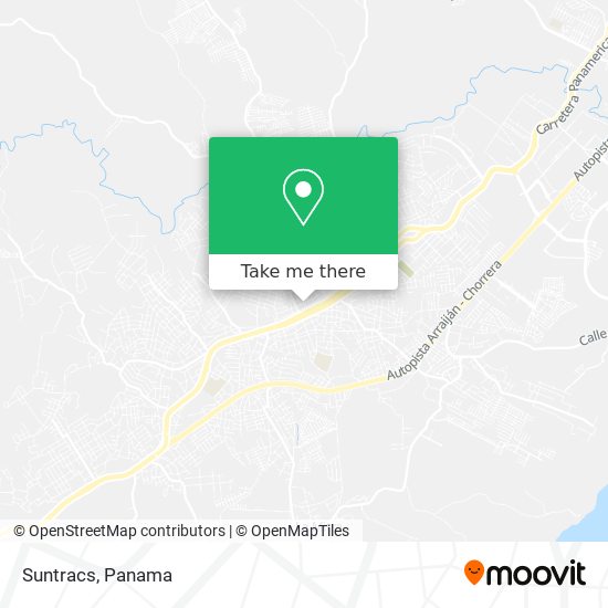Mapa de Suntracs