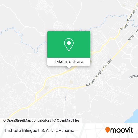 Instituto Bilingue I. S. A. I. T. map