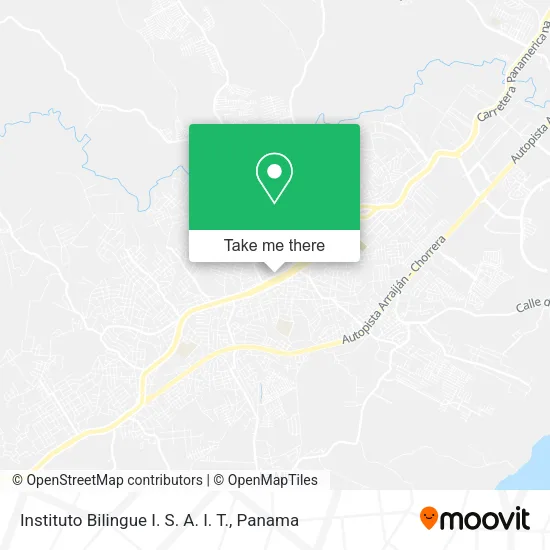 Instituto Bilingue I. S. A. I. T. map