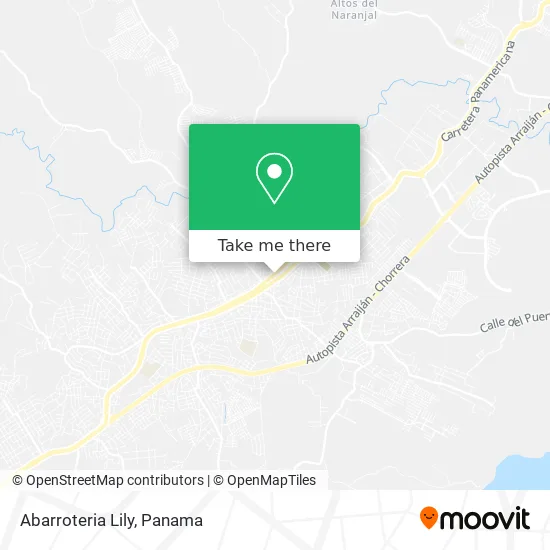 Abarroteria Lily map