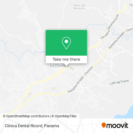 Clinica Dental Ricord map