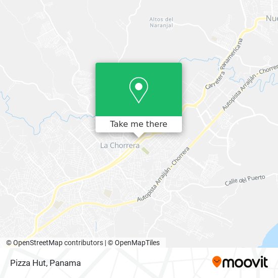 Mapa de Pizza Hut