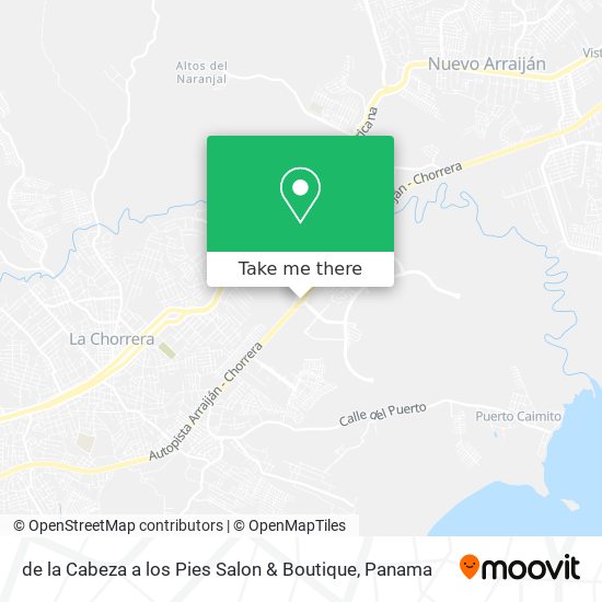 de la Cabeza a los Pies Salon & Boutique map