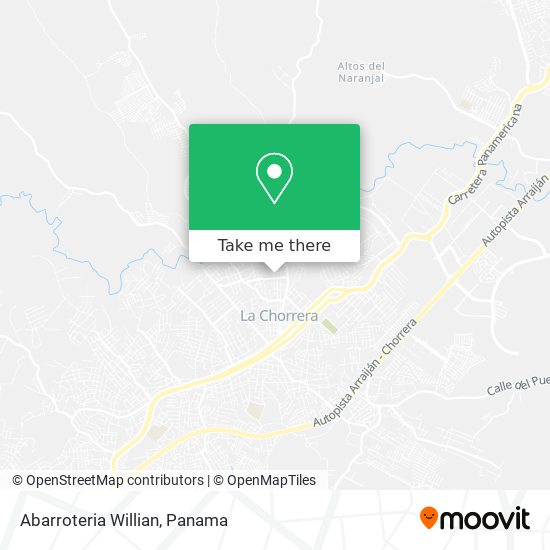 Abarroteria Willian map