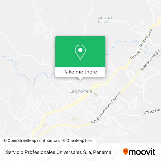 Servicio Profesionales Universales S. a map