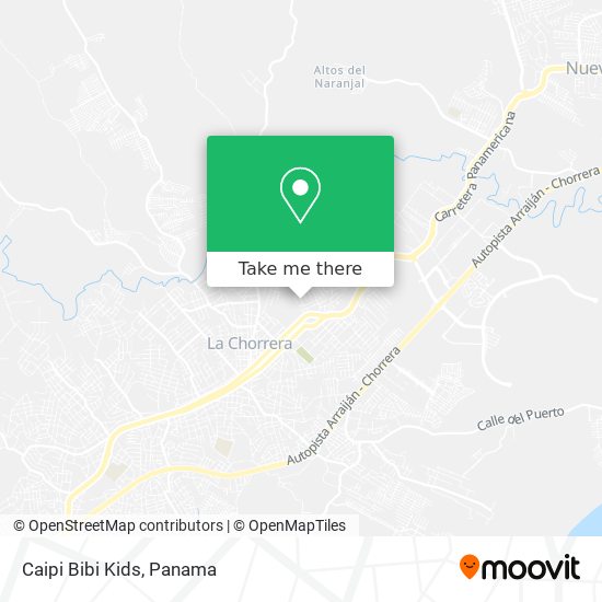 Caipi Bibi Kids map