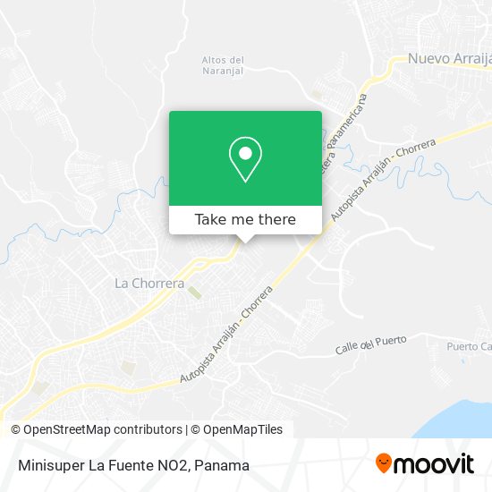 Mapa de Minisuper La Fuente NO2