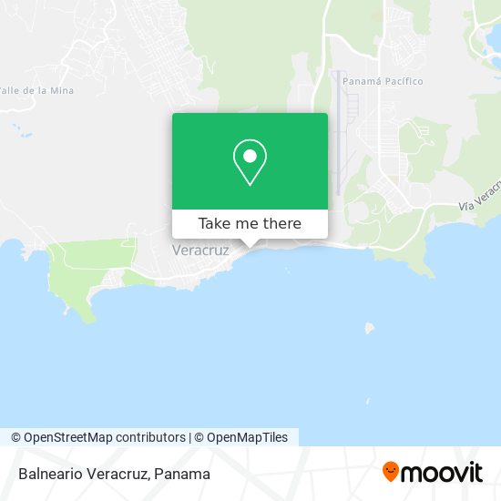 Mapa de Balneario Veracruz