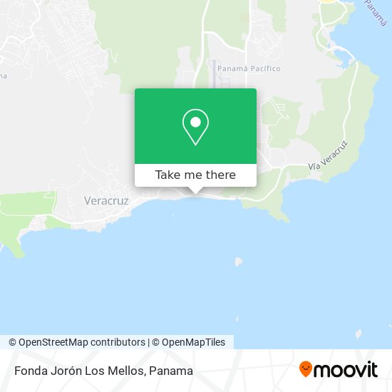 Fonda Jorón Los Mellos map