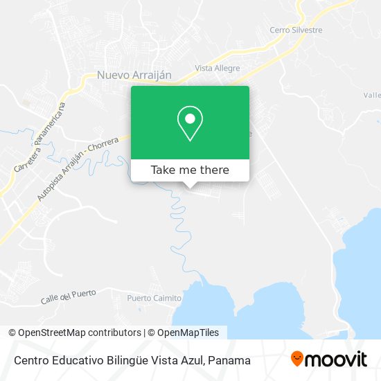 Mapa de Centro Educativo Bilingüe Vista Azul