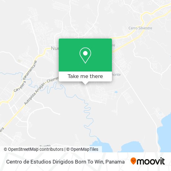 Centro de Estudios Dirigidos Born To Win map