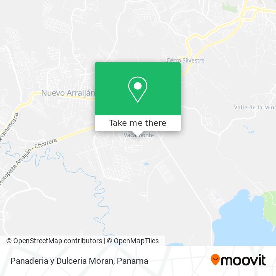 Panaderia y Dulceria Moran map