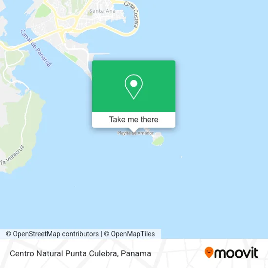 Centro Natural Punta Culebra map