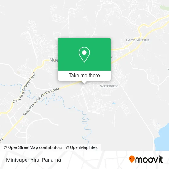 Mapa de Minisuper Yira