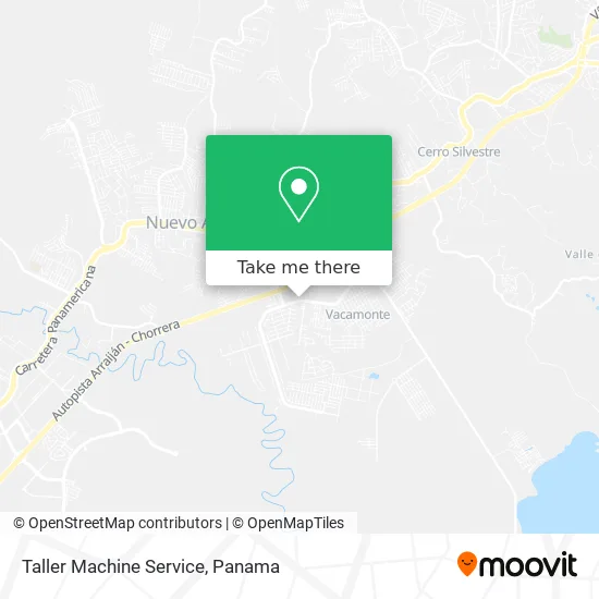 Taller Machine Service map
