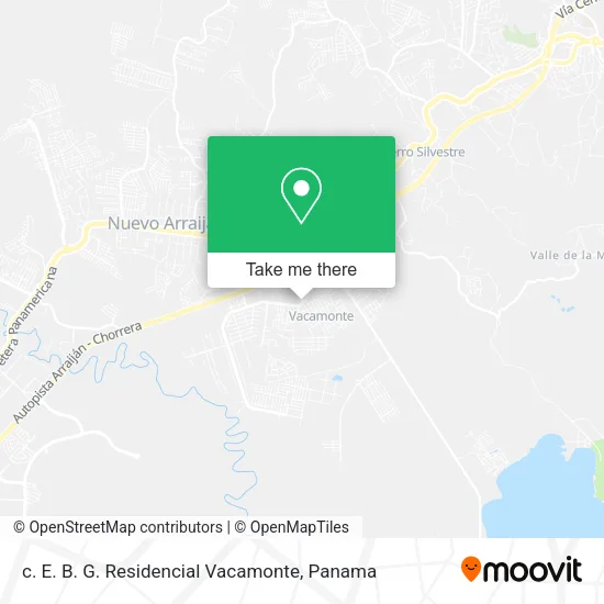 Mapa de c. E. B. G. Residencial Vacamonte