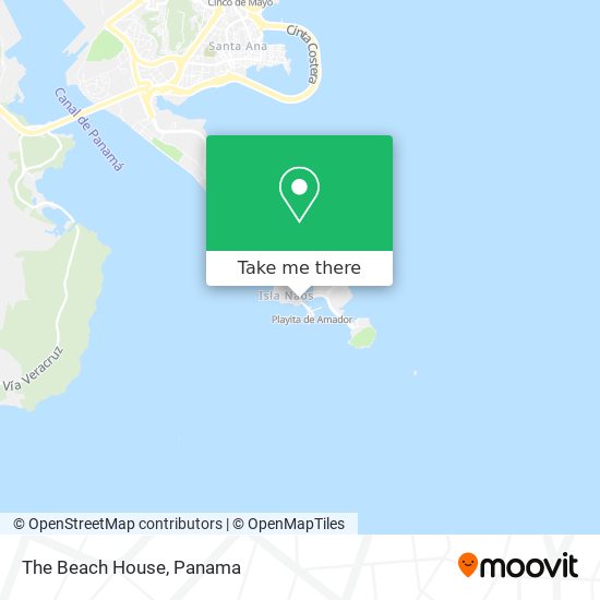 The Beach House map