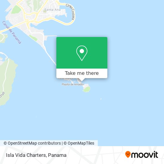 Isla Vida Charters map