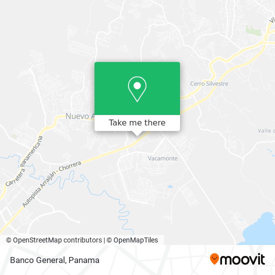 Banco General map