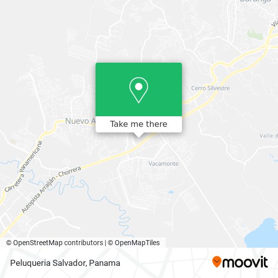Mapa de Peluqueria Salvador