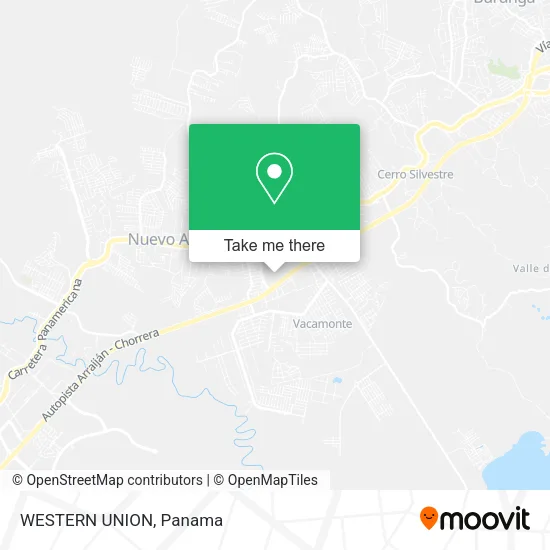 Mapa de WESTERN UNION