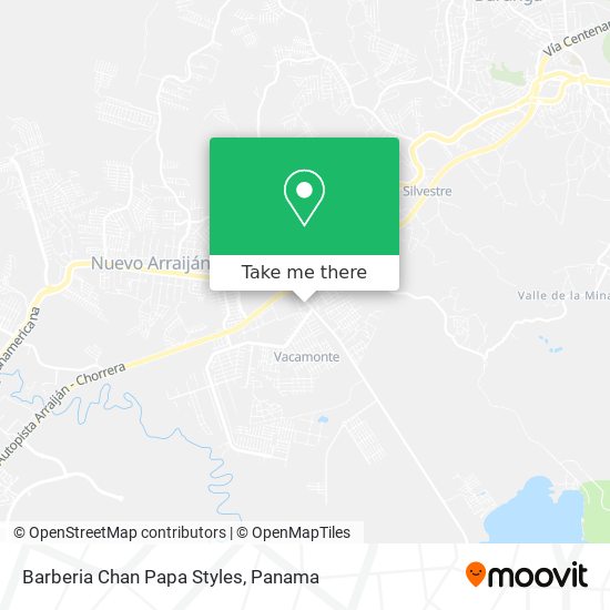 Mapa de Barberia Chan Papa Styles