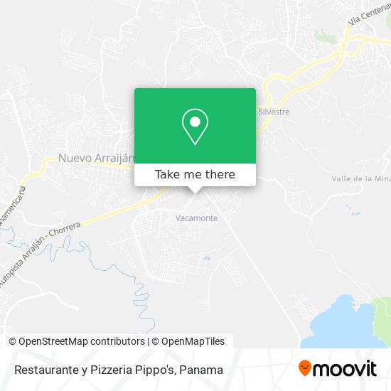 Restaurante y Pizzeria Pippo's map