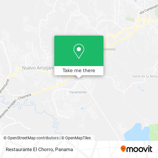 Restaurante El Chorro map