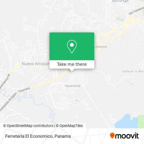 Ferretería El Economico map