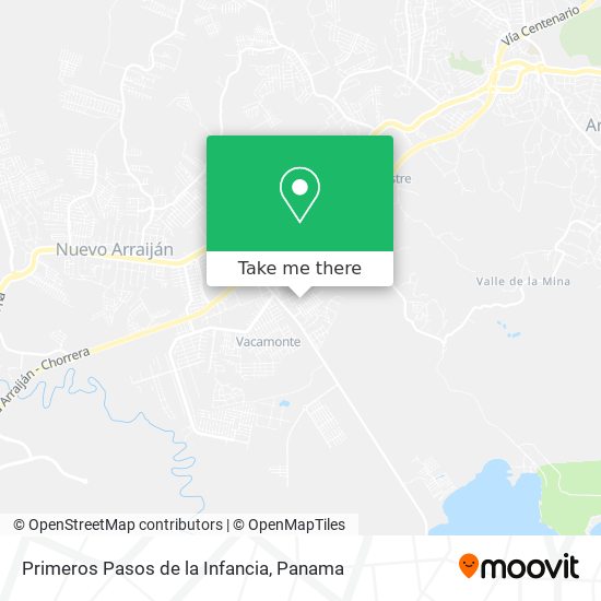 Primeros Pasos de la Infancia map